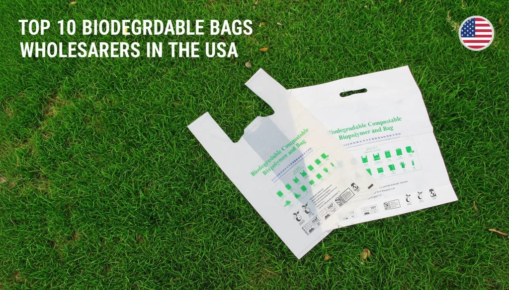 Top 10 Biodegradable Bags Wholesalers in the USA 2026 - Certified Compostable Bags on Grass