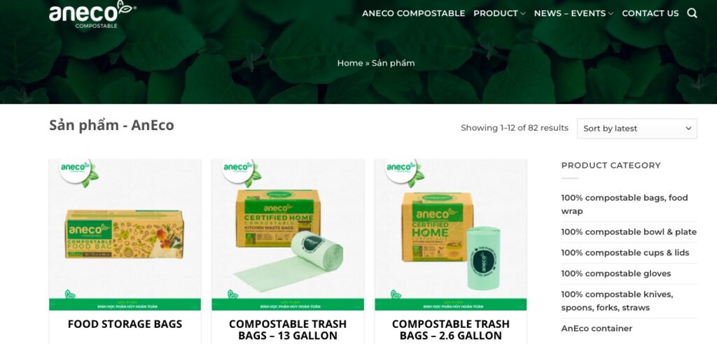 Biodegradable Bags Wholesalers in Vietnam An Phat Bioplastics (AnEco Brand)