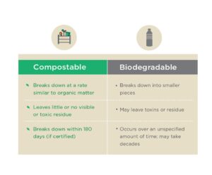 Compostable vs Biodegradable Bags