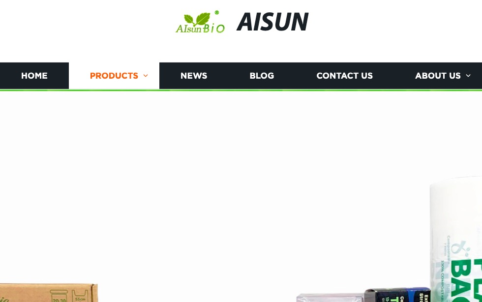 Compostable Packaging Manufacturers in China Shandong Aisun