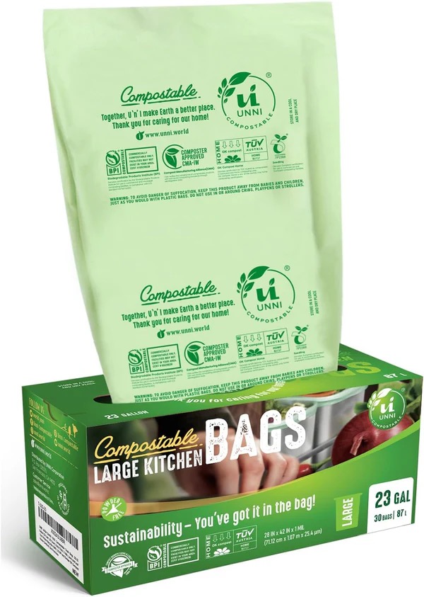 Where to Buy Compostable Trash Bags in Bulk 3 unni Compostable Trash Bags