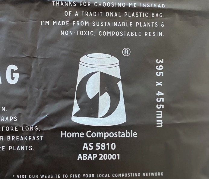 AS 5810 compostable certification logos