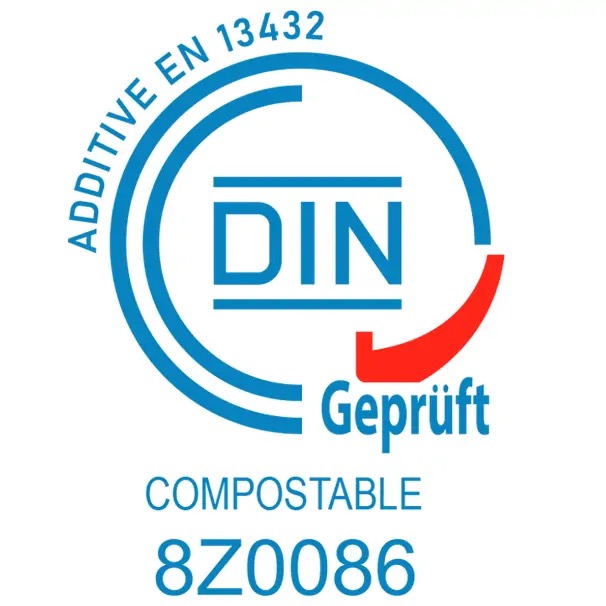 Certified By Din CERTCO As Home Compostable