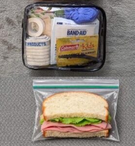 Sandwich Bag vs. Quart Bag