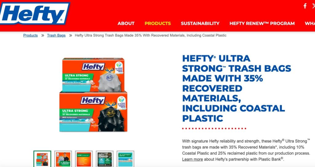Hefty Ultra Strong – Best Heavy‑Duty Kitchen Bags