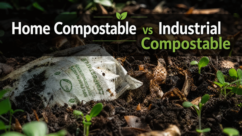 Home Compostable vs Industrial Compostable Packaging comparison 2026 Guide