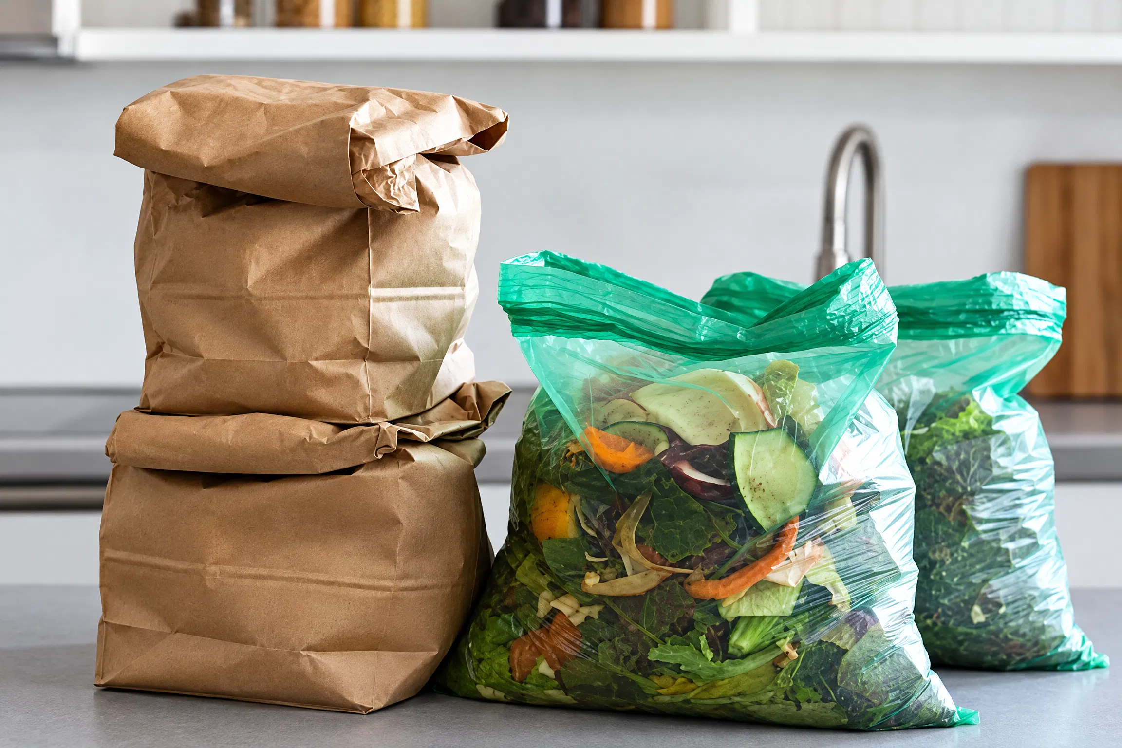 How to Choose Compostable Yard Waste Bags for Municipal and Commercial Collection 1 compostable paper yard waste bags compared with compostable yard waste bags